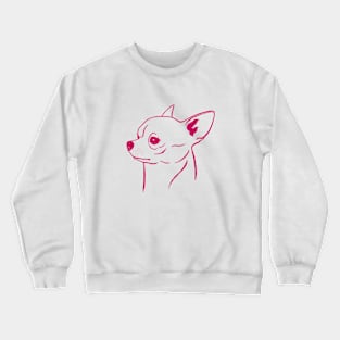 Chihuahua (Yellow and Berry) Crewneck Sweatshirt